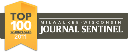 Lightning Pick selected as one of the 100 Top Workplaces in Southeastern Wisconsin by the Milwaukee Journal Sentinel.