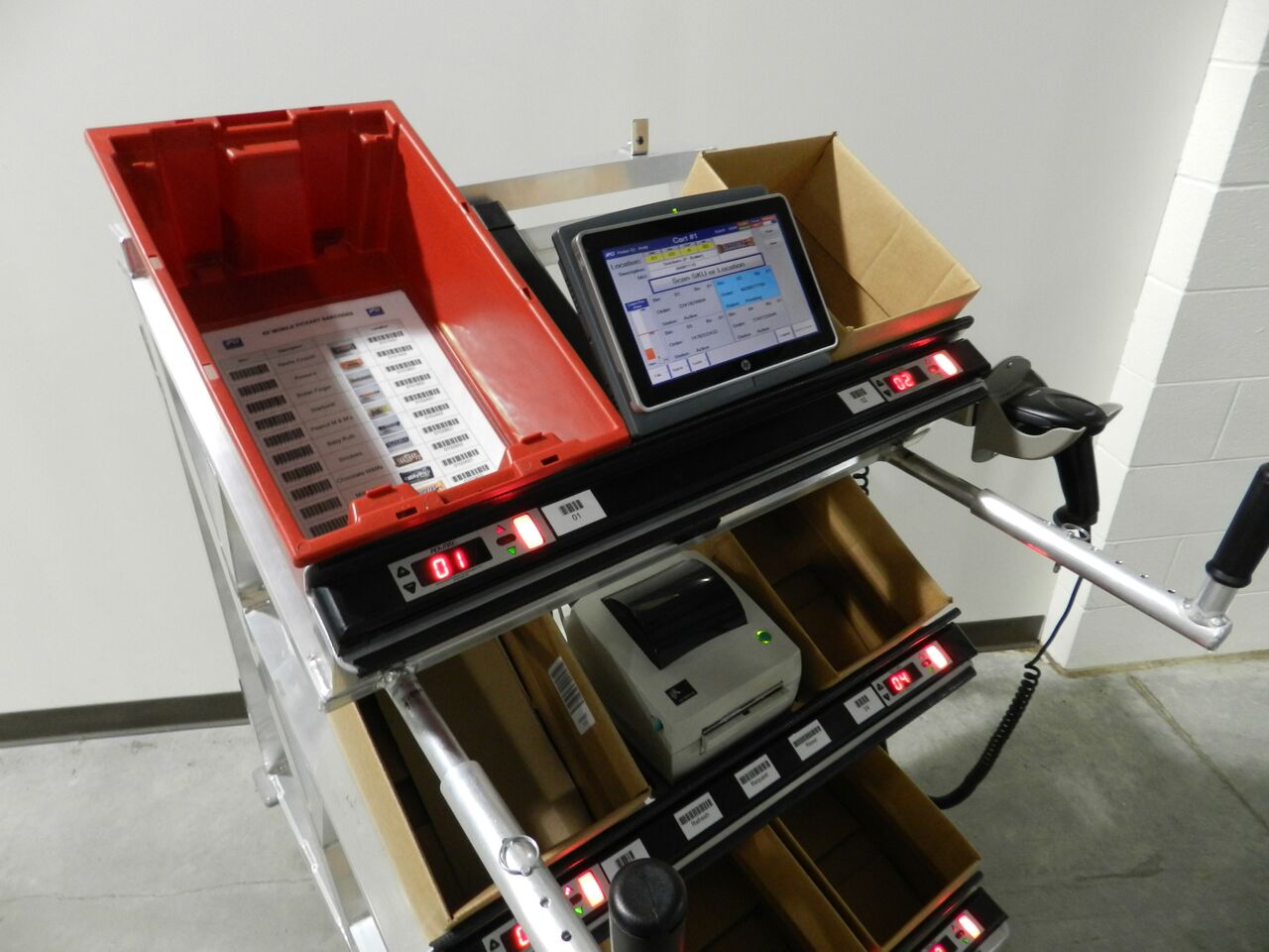 Mobile Picking Carts That Support Simultaneous Wave, Batch Picking of Multiple Orders at ProMat 2015