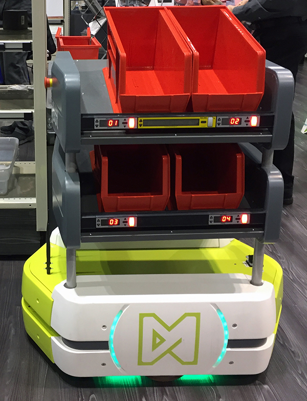 Matthews Automation Solutions | Lightning Pick Exhibit Solutions, Ways Autonomous Mobile Robots Optimize Picking at 2019 Manhattan Momentum Conference