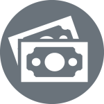 monetary icon representing lower labor costs with put walls