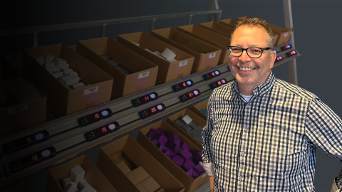 Jake Stolowski talks about pick to light carts