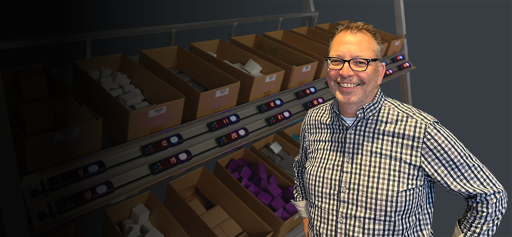 Jake Stolowski talks about pick to light carts